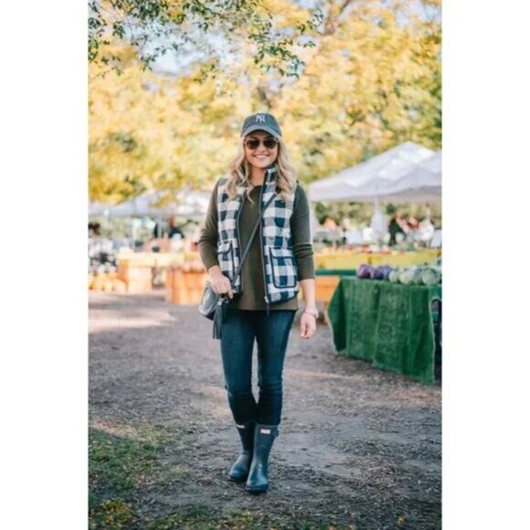 HUNTER Original Short Waterproof Rain Boot in Hunter Green Size US 7 - Picture 3 of 10